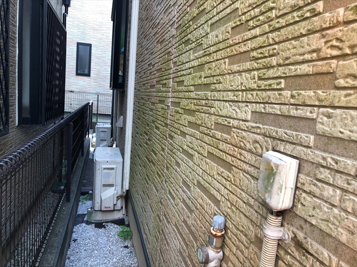 杉並区松の木にて外壁塗装を御検討中のお客様邸の現地調査を行わせていただきました
